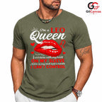 Leo Queen Astrology Tee Shirt Unisex Event Birthday Gift Idea For Women