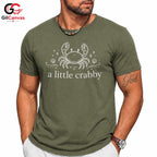 Little Crabby Summer T-Shirt Beach Vacation Humor Women Apparel Unisex Tee