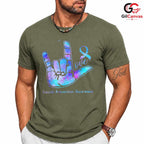 Love Hand Sign Prevention Tee Unisex Suicide Awareness Supporter Gift All