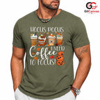 Magic Pumpkin Spice Coffee T-Shirt Unisex Funny Fall Witchy Halloween Gift