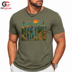 Mountain Hiking Graphic Tee Outdoor Activity Adventure Wear Unisex Gift Idea