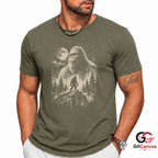 Mythical Bigfoot Halloween T-Shirt Nature Adventure Lover Unisex Graphic Tee