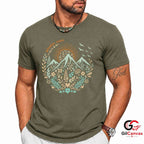 Nature Landscape Adventure T-Shirt Summer Travel Explorer Unisex Graphic Apparel