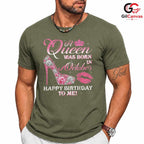 October Birthday Queen T-Shirt Unisex Fun Celebration Gift Idea For Her Women