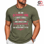 October Girl Crazy Side T-Shirt Unisex Fun Birthday Gift Idea For Women