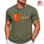Pumpkin Candy Halloween T-Shirt Unisex Fun Spooky Gift Idea For Kids And Teens