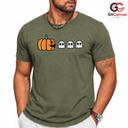 Pumpkin Ghosts Spooky T-Shirt Unisex Fun Halloween Event Gift For All Ages