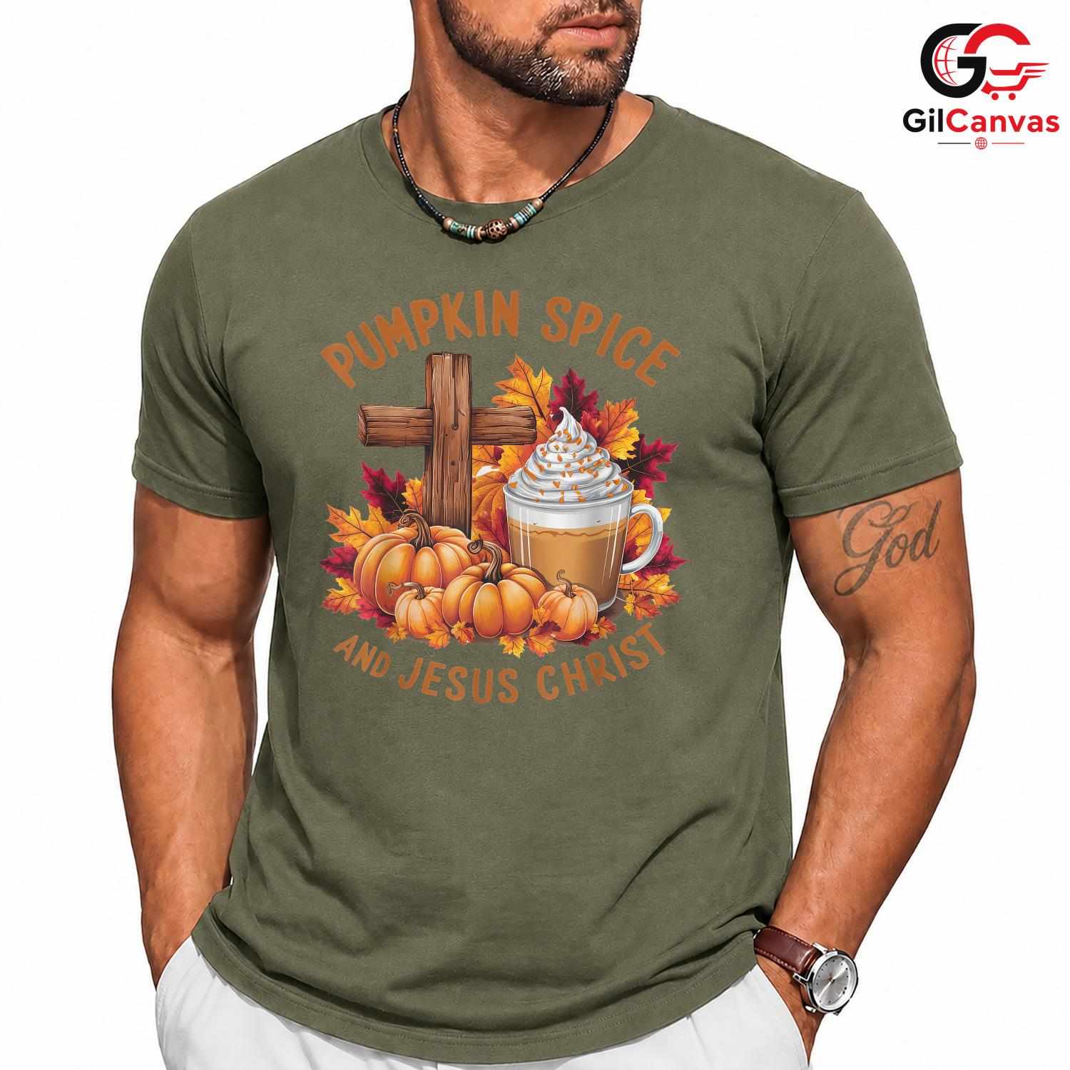 Pumpkin Spice Coffee T-Shirt Unisex Perfect Fall Celebration Enthusiast Gift