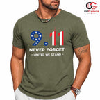 Remembrance Day Memorial Shirt Unisex Never Forget September Event Gift All
