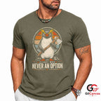 Rockhopper Penguin Axe T-Shirt Funny Vintage Quote Unisex Graphic Apparel Tee