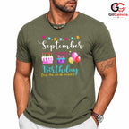 September Birthday Party Shirt Unisex Fun Celebration Gift Idea For Kids Youth