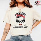 September Girl Cute Tee Shirt Unisex Perfect Birthday Celebration Gift For Her