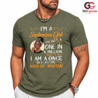 September Girl Unique T-Shirt Unisex Fun Birthday Celebration Gift For Women