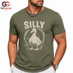 Silly Duck Quote T-Shirt Funny Humor Gift For Kids Unisex Fun Graphic Shirt