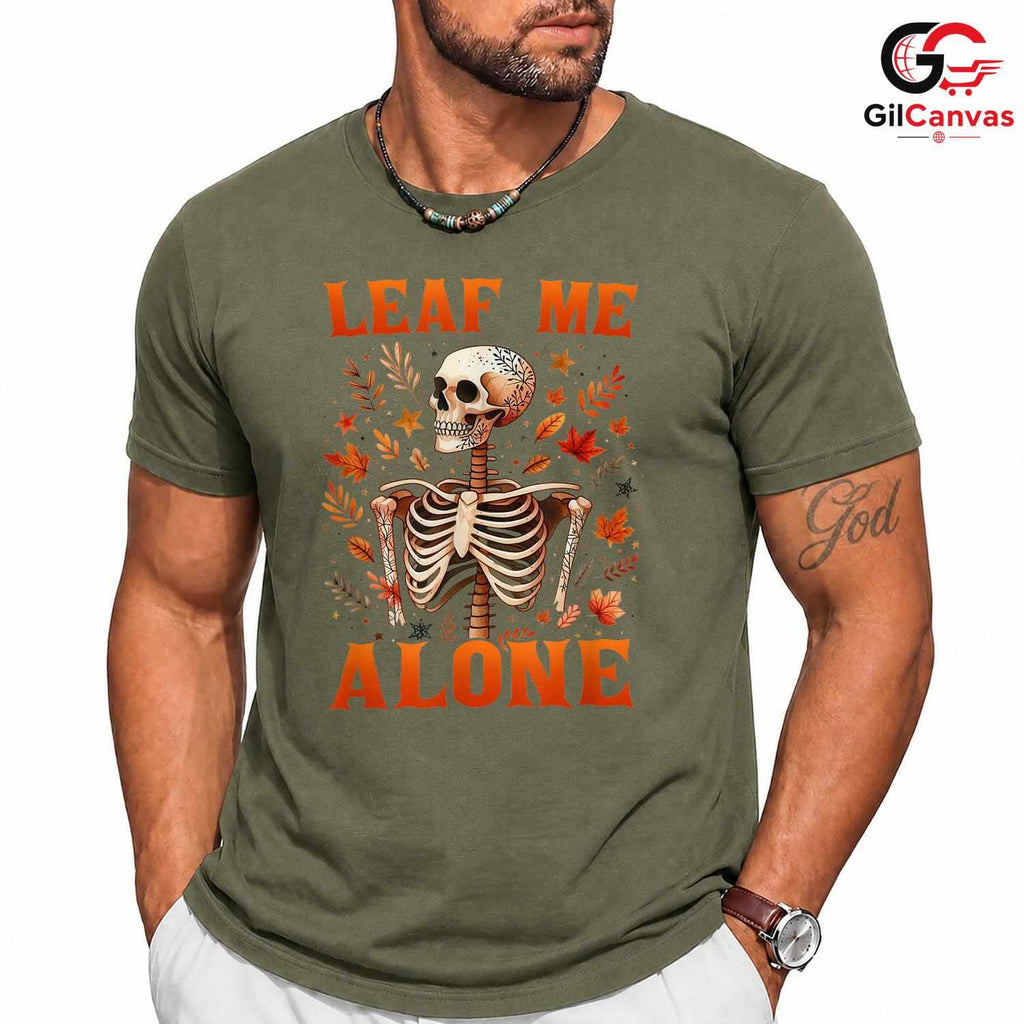 Skeleton Halloween T-Shirt Unisex Perfect Spooky Fall Celebration Adult Gift
