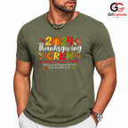 Thanksgiving Crew 2024 T-Shirt Unisex Fall Family Gathering Celebration Gift