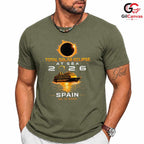 Total Solar Eclipse T-Shirt Unisex Spain 2026 Event Gift Astronomy Lovers