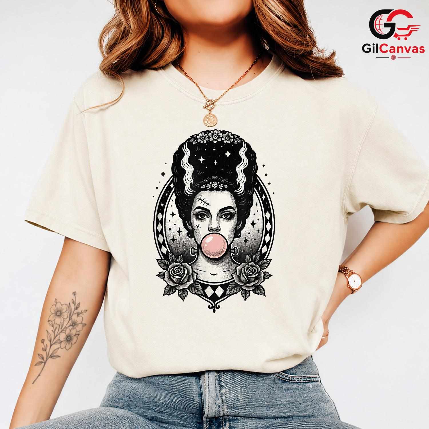 Unique Graphic Halloween Tee Shirt Unisex Spooky Design Lover Gift For Adults