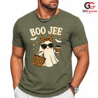Women Boo Jee Ghost Tee Shirt Unisex Perfect Spooky Fall Event Gift For Her