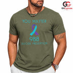 You Matter Mental Health Shirt Unisex Suicide Prevention Awareness Gift Tee