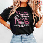 August Birthday Queen T-Shirt Unisex Stylish Celebration Gift Idea For Her