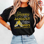 August God Grace Mercy T-Shirt Unisex Birthday Gift For Teens And Adults