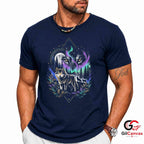 Black Forest Wolf Tee Shirt Nature Lover Camping Adventure Unisex Apparel