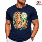 Chihuahua Howling Moon T-Shirt Unisex Unique Dog Lover Gift Perfect Graphic Shirt