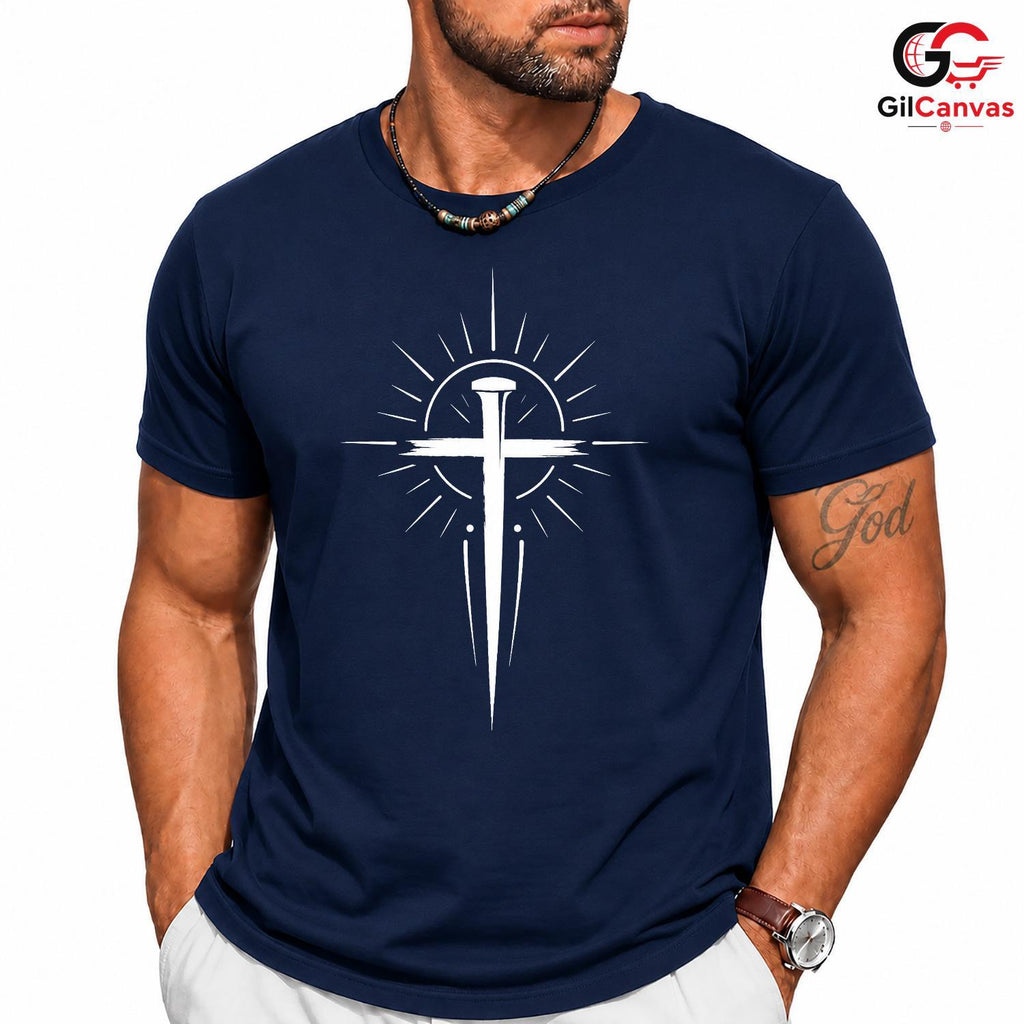 Christian Cross Graphic Tee Religious Apparel Custom Design Men Women Shirt