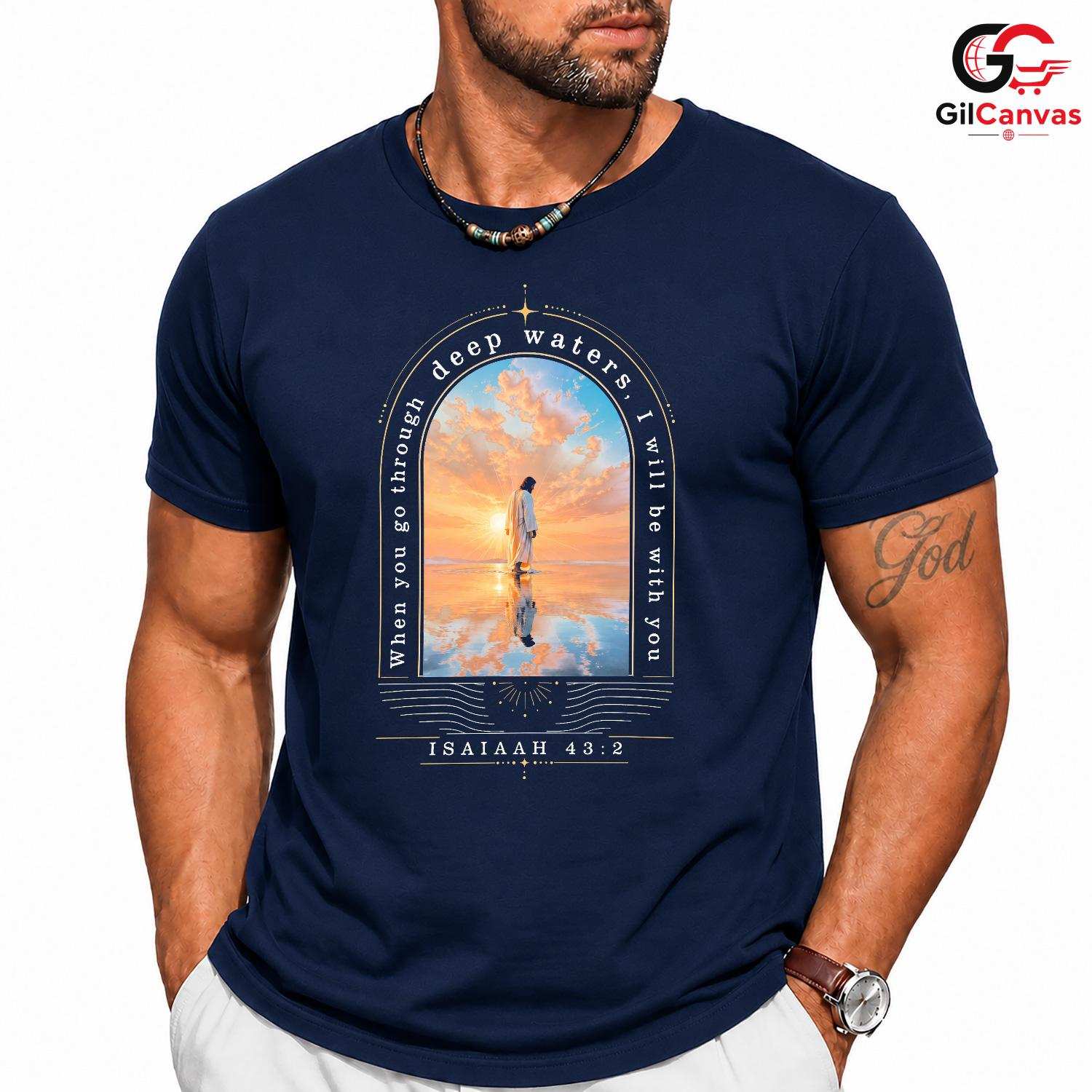 Christian Jesus Faith T-Shirt Inspirational Quote Unisex Religious Apparel