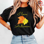 Colorful Leaves Autumn Shirt Unisex Perfect Fall Season Lover Gift Idea For All