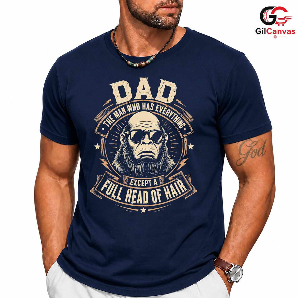 Cool Funny Fathers Day T-Shirt Humor Graphic Dad Gift Unisex Casual Apparel