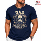 Cool Funny Fathers Day T-Shirt Humor Graphic Dad Gift Unisex Casual Apparel