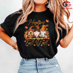 Cute Fall Gnome T-Shirt Unisex Thanksgiving Autumn Celebration Gift Adults