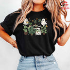 Cute Ghost Plant Lover Tee Shirt Unisex Spooky Botanical Gardening Gift Idea