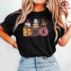 Cute Ghost Witch Boo Tee Shirt Unisex Fun Spooky Halloween Gift Idea For Kids