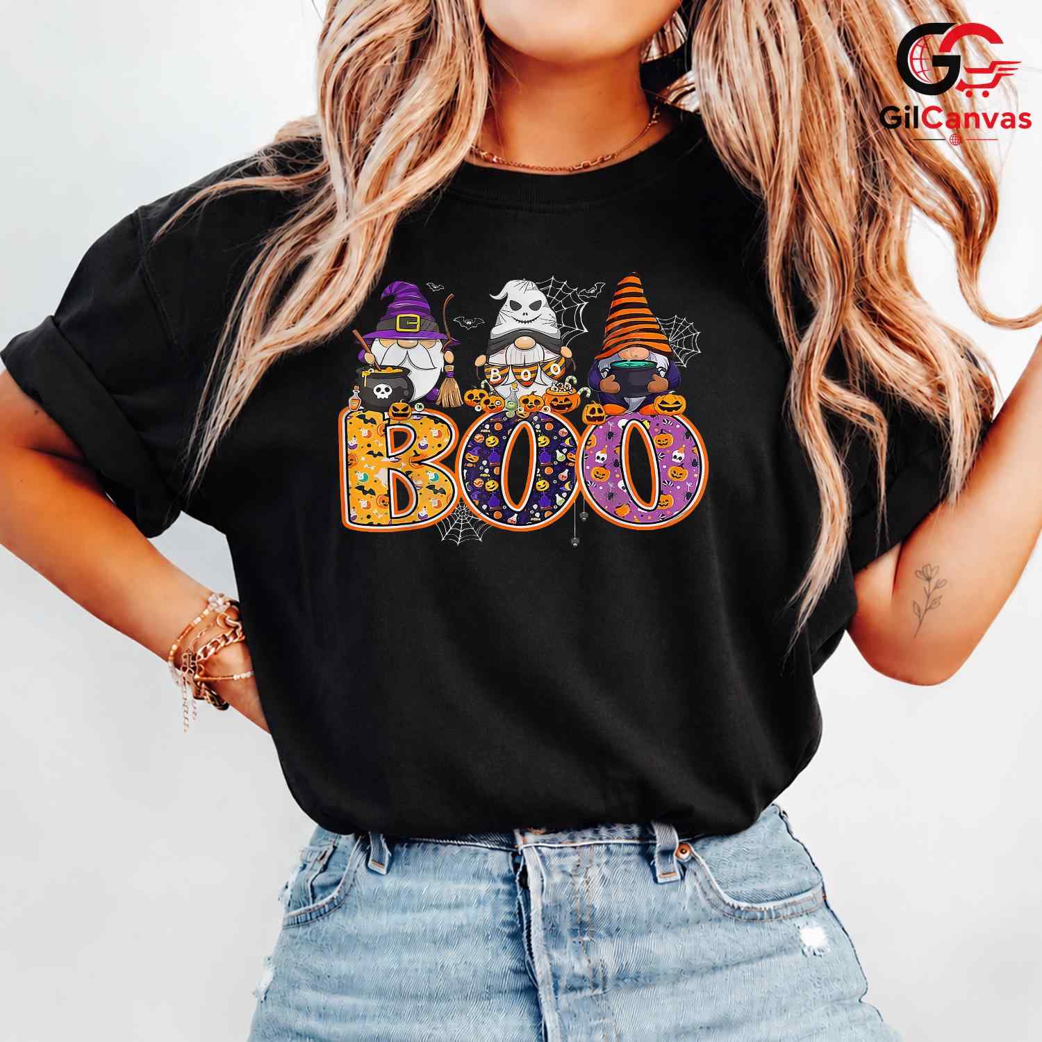 Cute Ghost Witch Boo Tee Shirt Unisex Fun Spooky Halloween Gift Idea For Kids