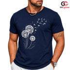Dandelion Graphic T-Shirt Motivational Custom Design Inspirational Women Gift