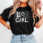 Empowering Leo Girl T-Shirt Unisex Astrology Zodiac Fan Birthday Gift Idea