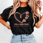 Endometrial Cancer Ribbon Tee Unisex Survivor Support Event Gift For Women