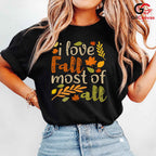 Fall Autumn Lover Seasonal Tee Unisex Perfect Cozy Gift For Kids And Adults