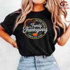 Family Thanksgiving Turkey T-Shirt Unisex Autumn Harvest Time Spent Together