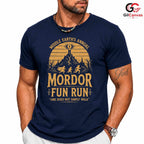 Fantasy Volcano Run T-Shirt Epic Ring Quest Event Unisex Running Graphic Tee