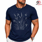 Floral Beekeeping Eco T-Shirt Nature Lover Graphic Unisex Custom Apparel Tee