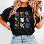 Fun Spooky Monster Fall T-Shirt Unisex Cute Halloween Party Gift Kids Adults
