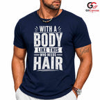 Funny Bald Head Quote T-Shirt Sarcastic Fathers Day Unisex Novelty Graphic Tee