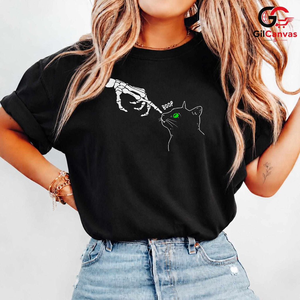 Funny Cat Boop Pet Tee Shirt Unisex Perfect Holiday Birthday Gift Idea Owners