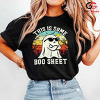 Funny Ghost Spooky Tee Shirt Unisex Perfect Halloween Season Gift For Adults