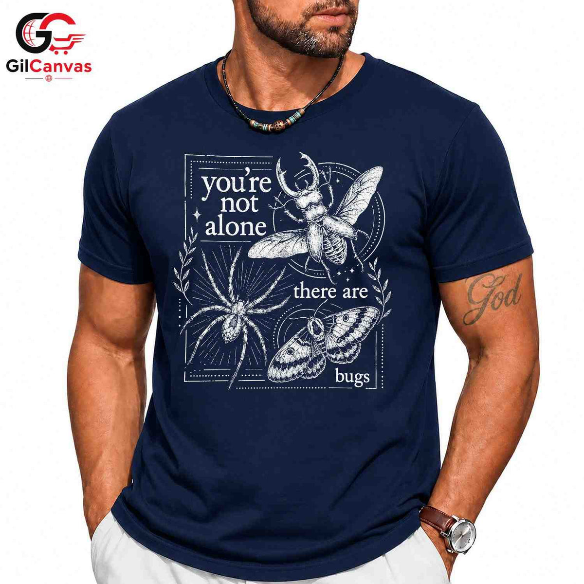 Funny Insect Nature T-Shirt Unisex Spider Moth Lover Entomology Graphic Shirt