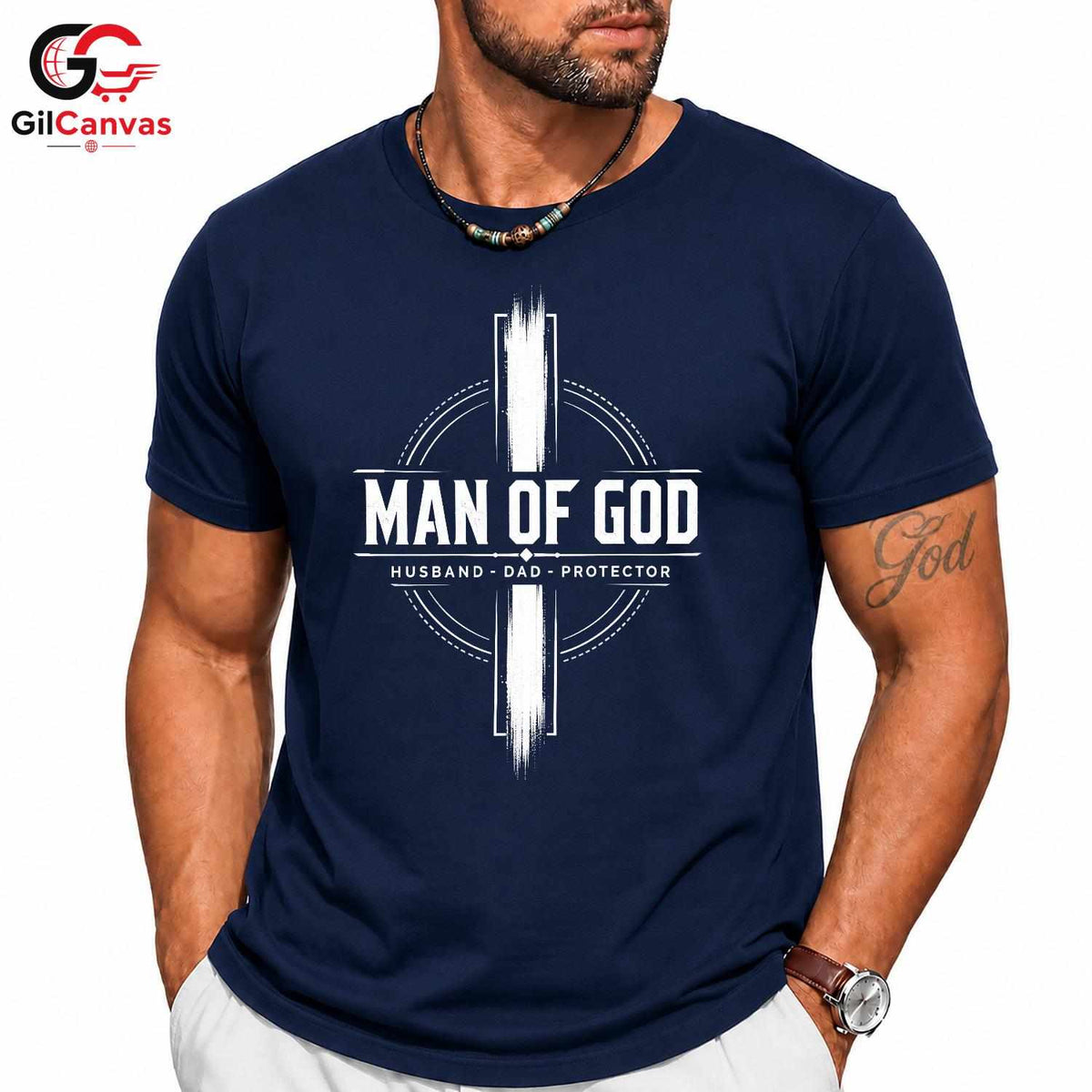 God Themed Custom Print T-Shirt Christian Holiday Gift Unisex Casual Wear